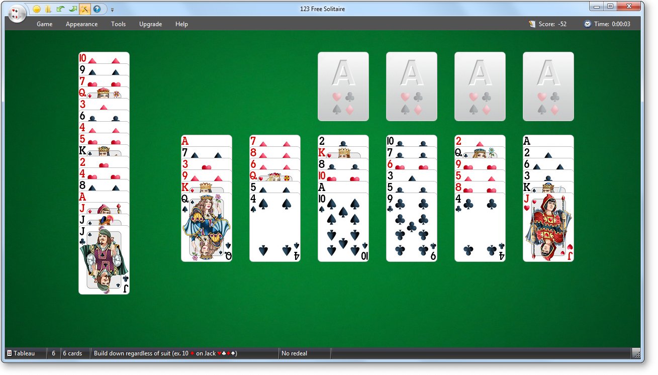 123 free solitaire - flower garden screenshot