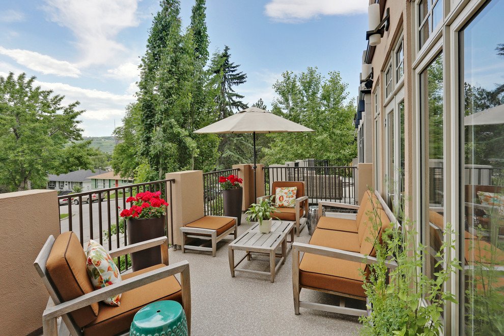 parkdale contemporary - contemporary - balcony - calgary - by brenda