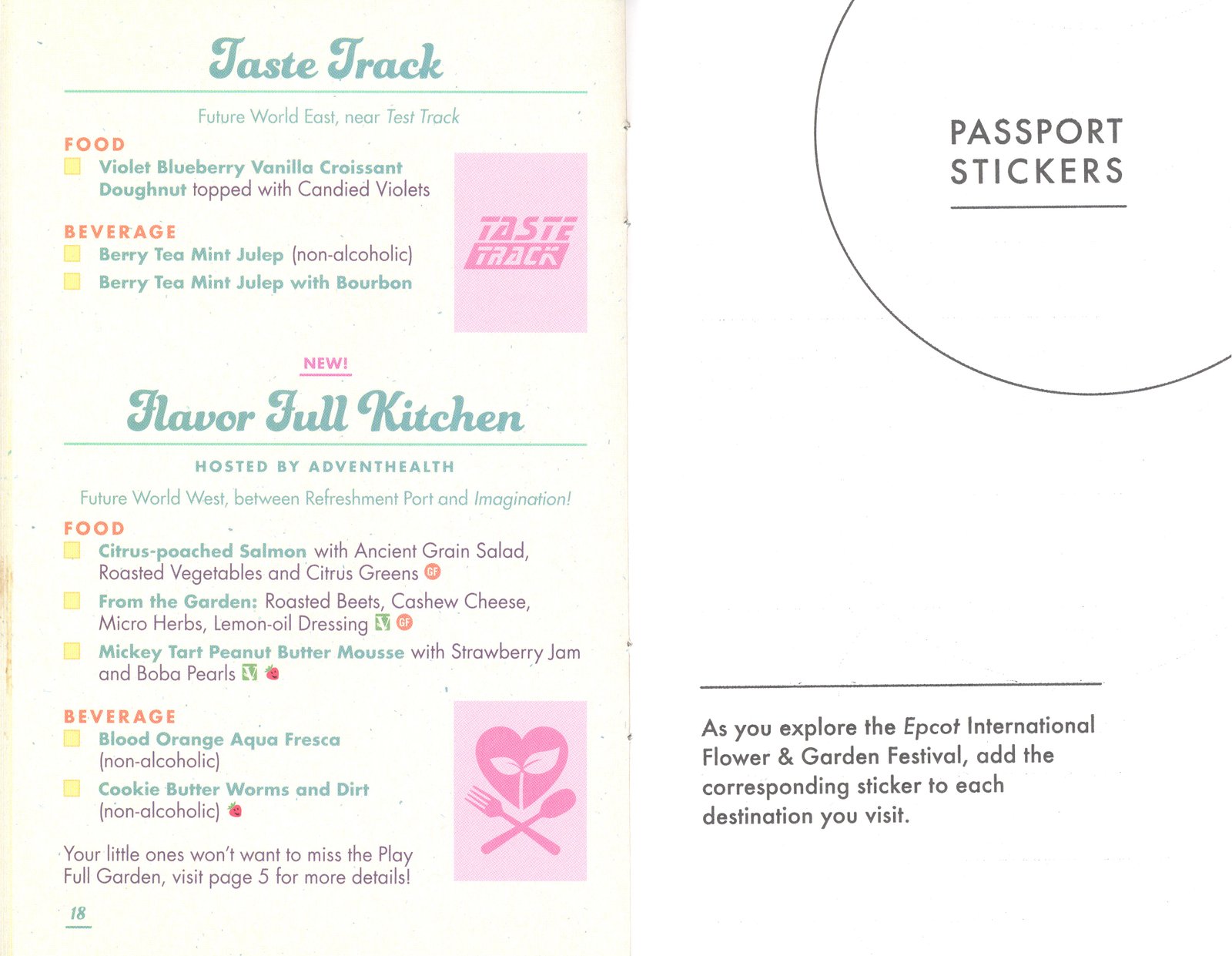 2019 epcot international flower and garden festival passport — the