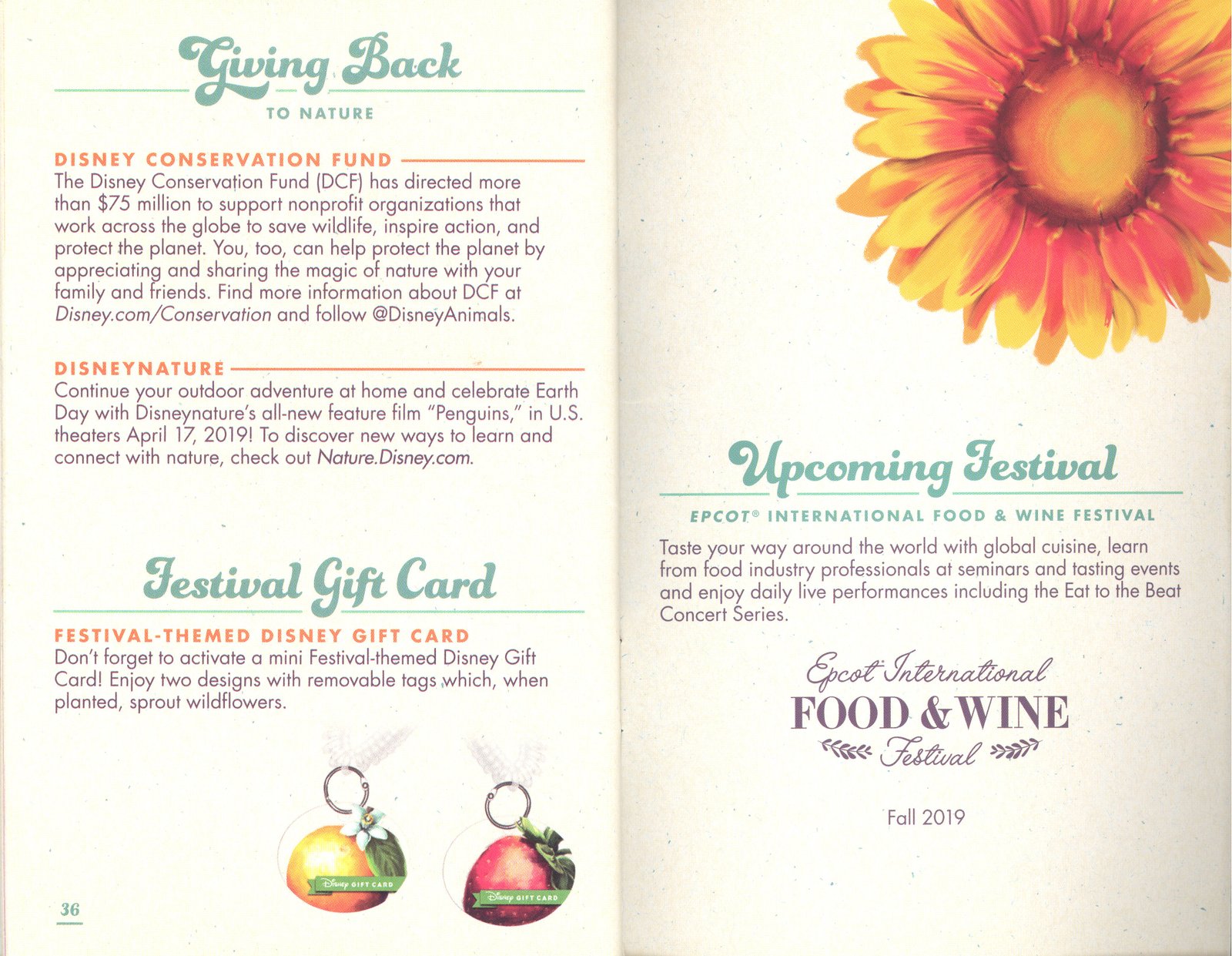 2019 epcot international flower and garden festival passport — the
