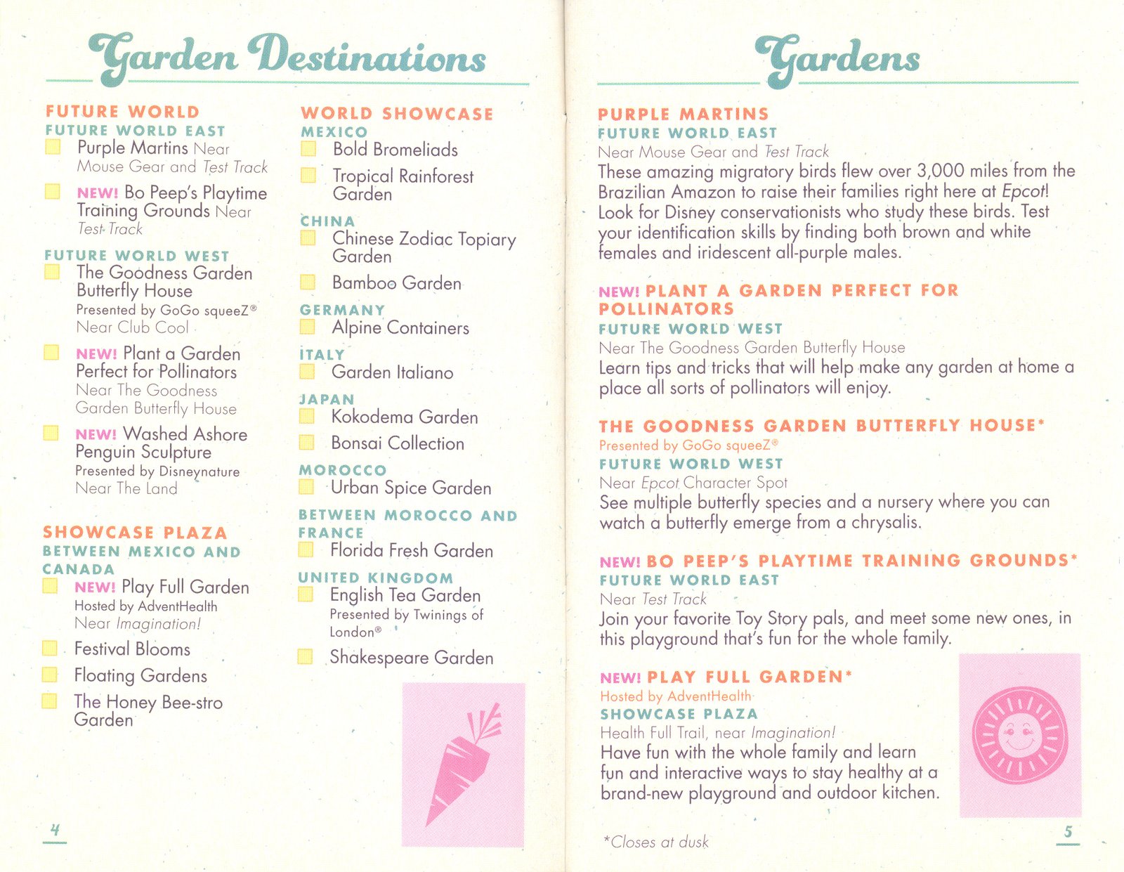 2019 epcot international flower and garden festival passport — the