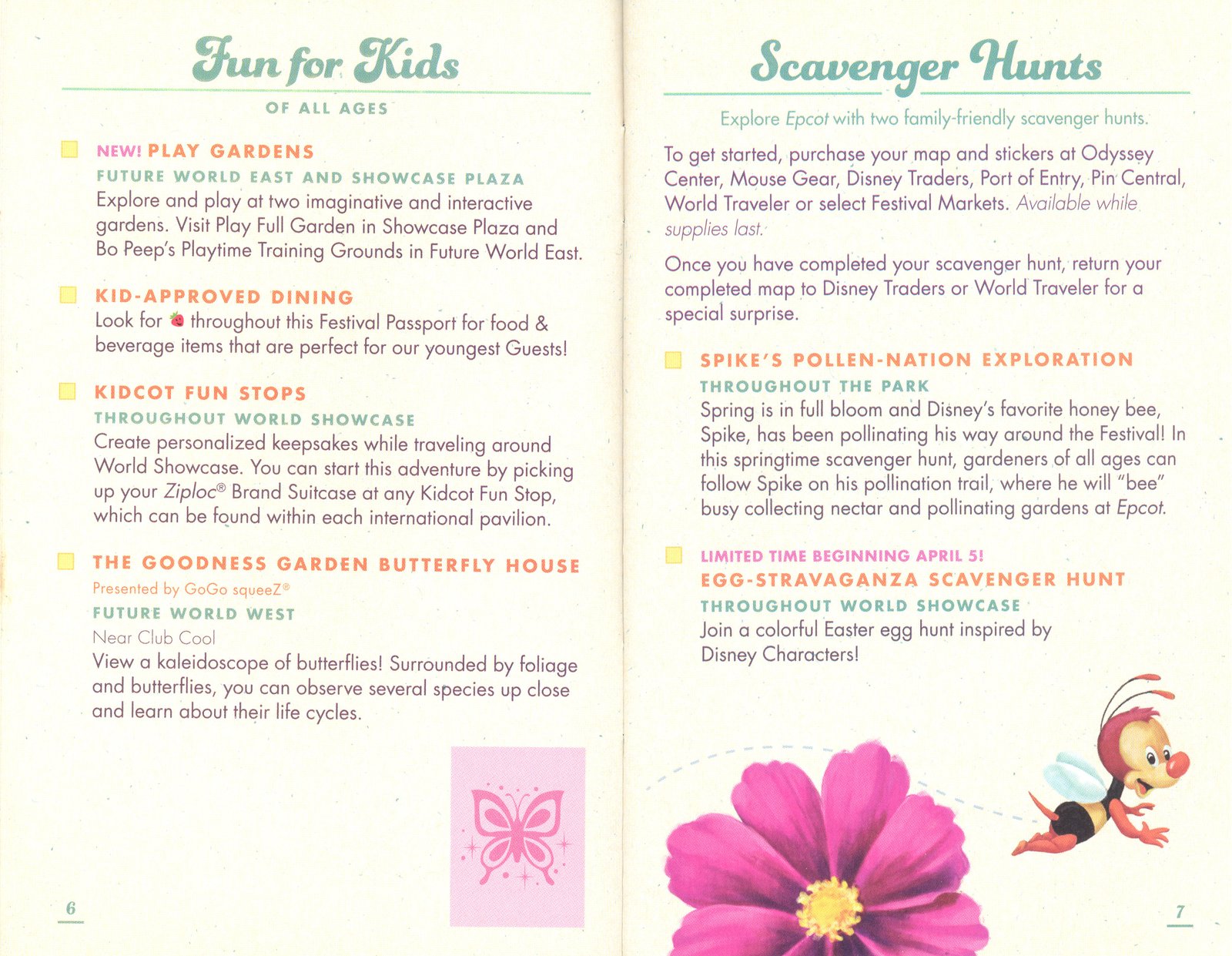 2019 epcot international flower and garden festival passport — the