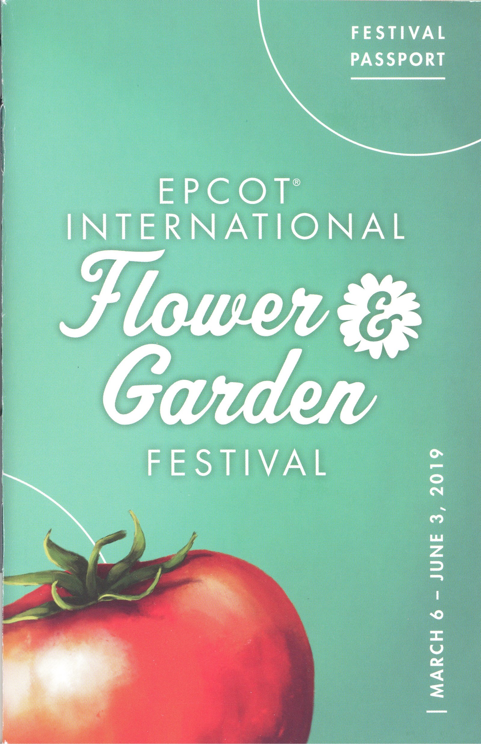 2019 epcot international flower and garden festival passport — the