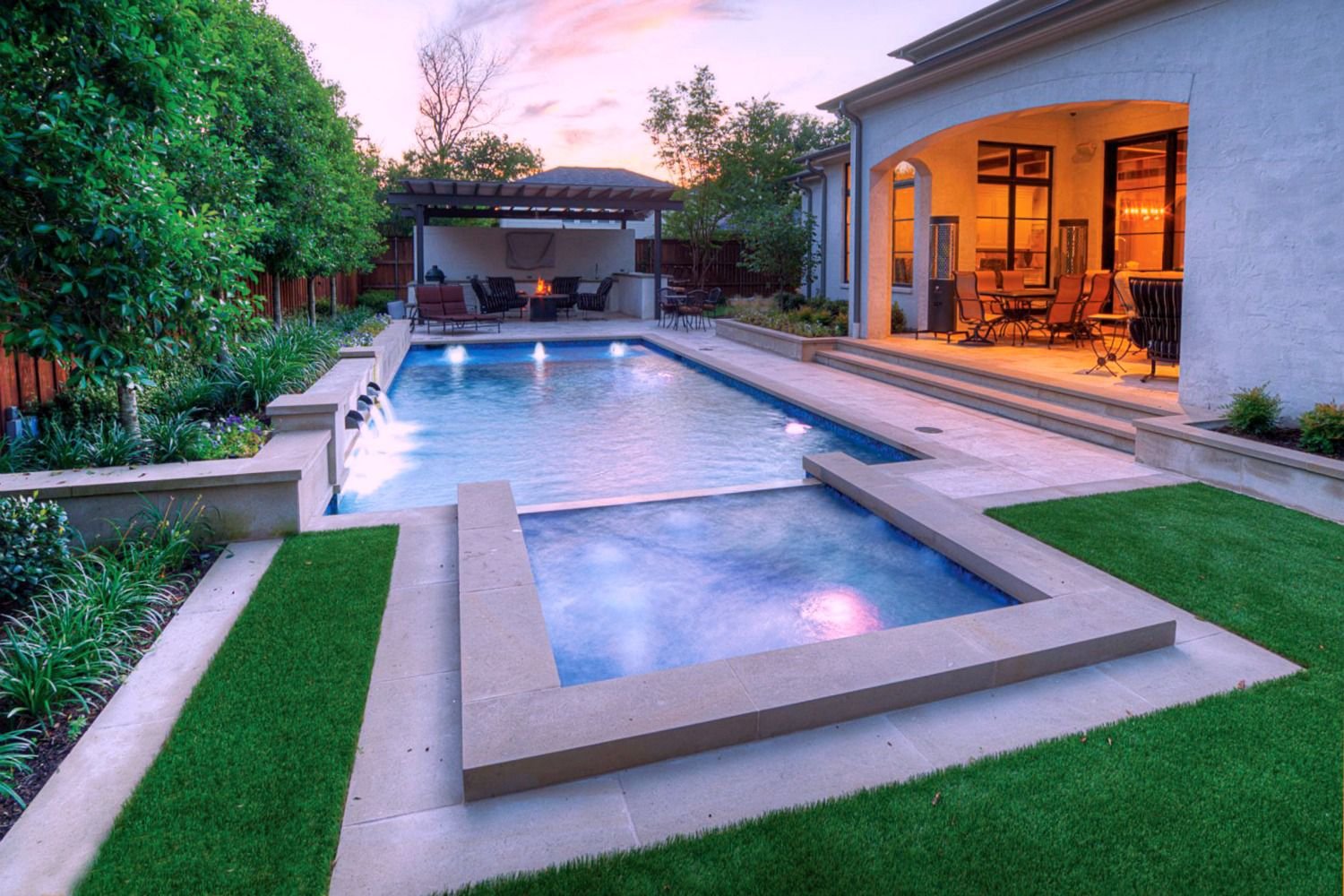 rectangular pool designs and shapes