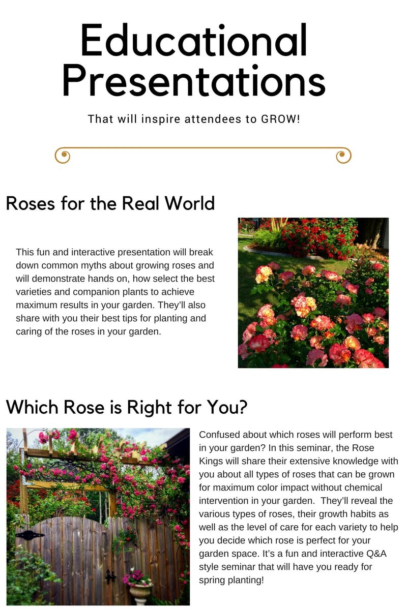 the rose kings sustainability tour - america's favorite rose gardener