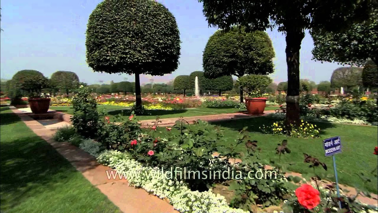 mughal garden: one of the most beautiful gardens in india