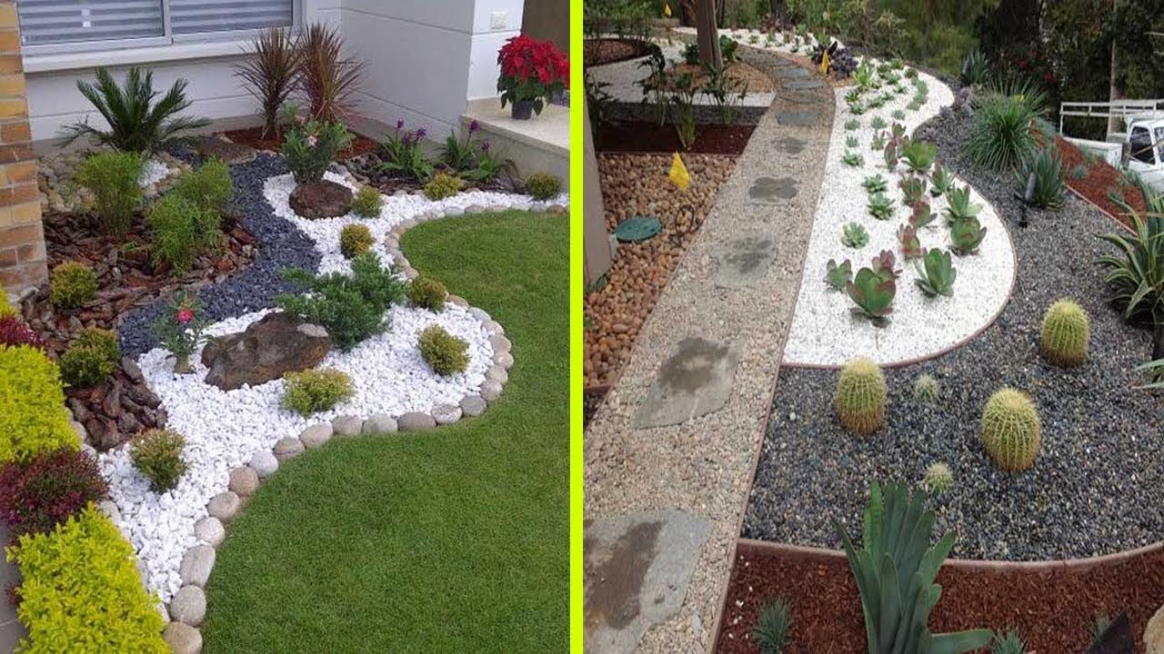 Cool White Gravel Decoration Ideas | Stone and Rock Garden ...