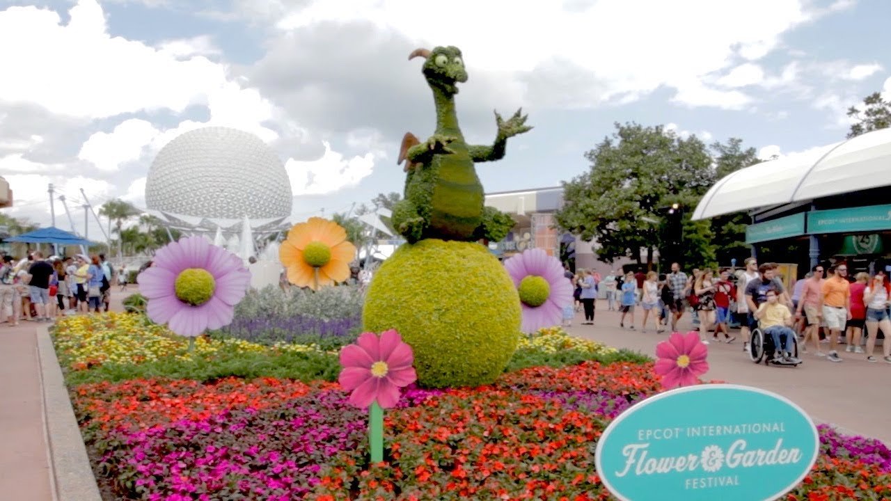 sights & sounds at epcot international flower & garden festival 2018, walt  disney world resort