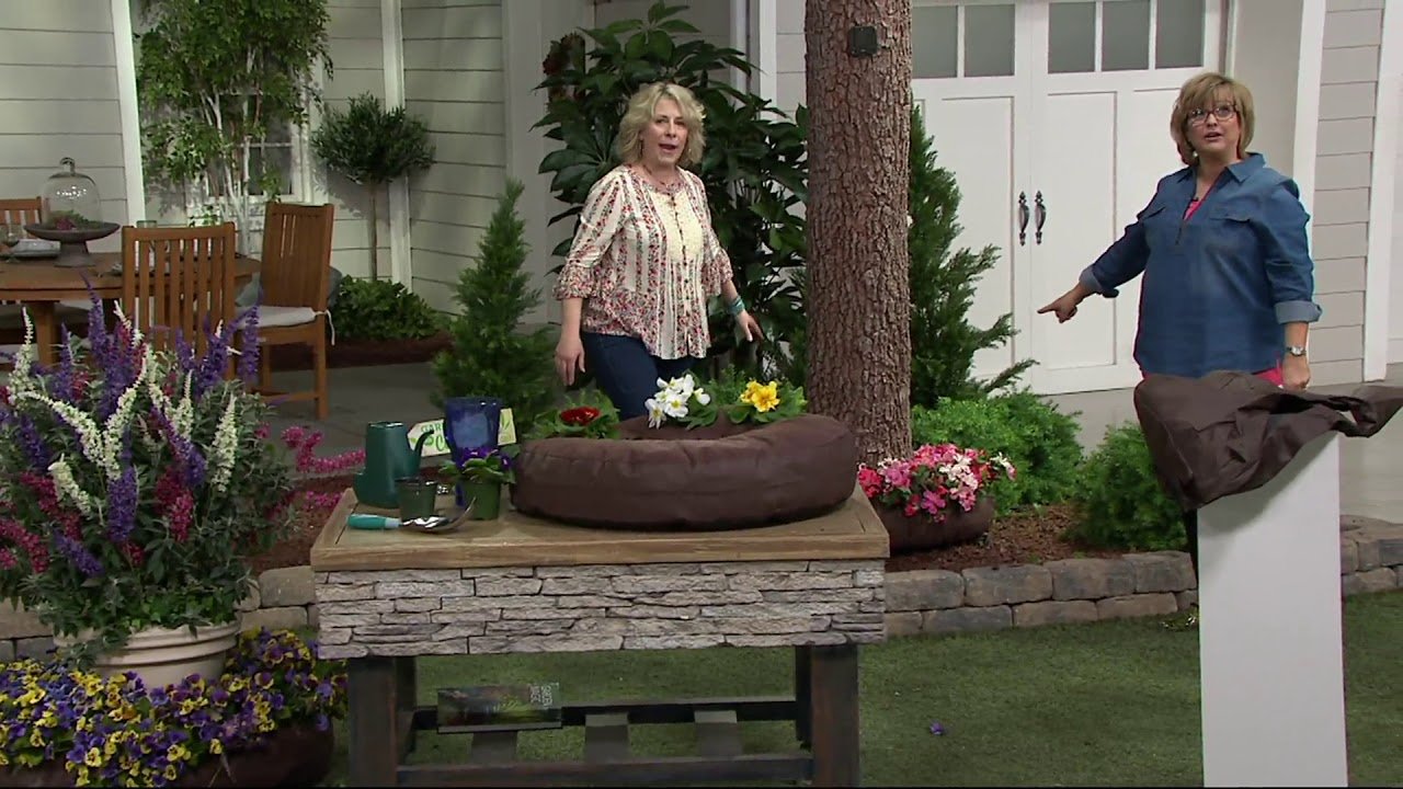 quick garden flower bed halo on qvc