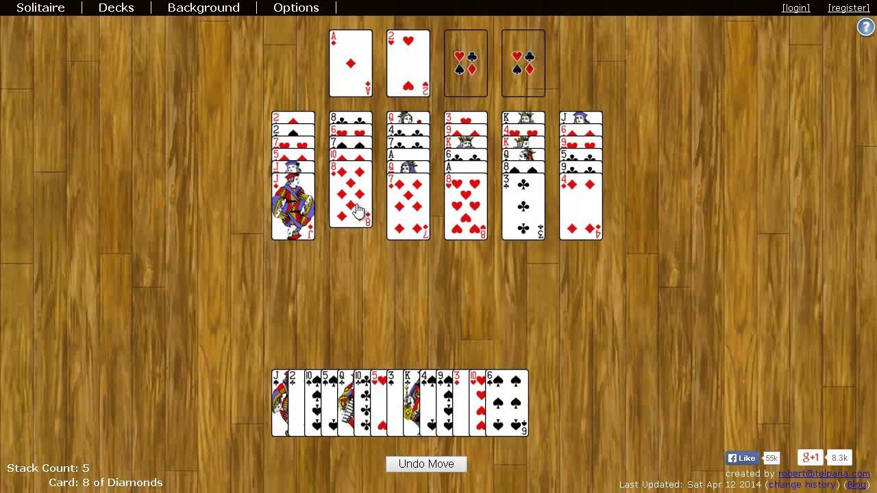 flower garden solitaire - how to play
