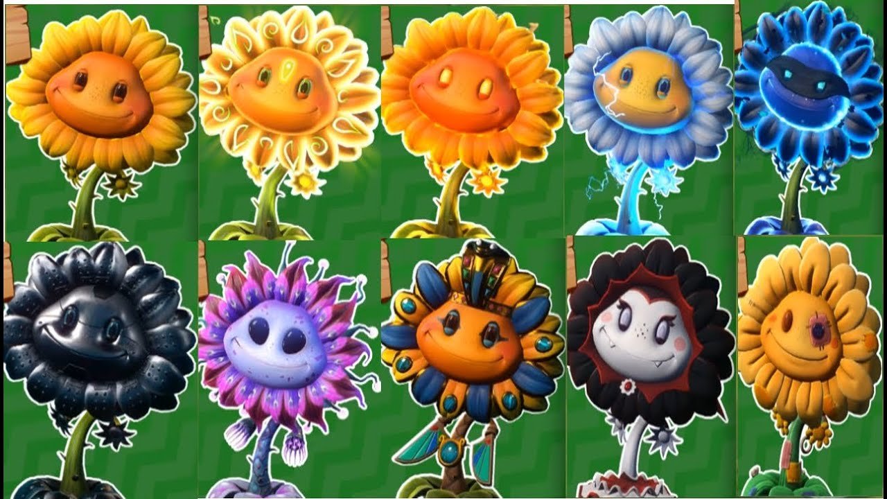 plants vs zombies garden warfare 2:all sunflower pvzgw2: gameplay 2016