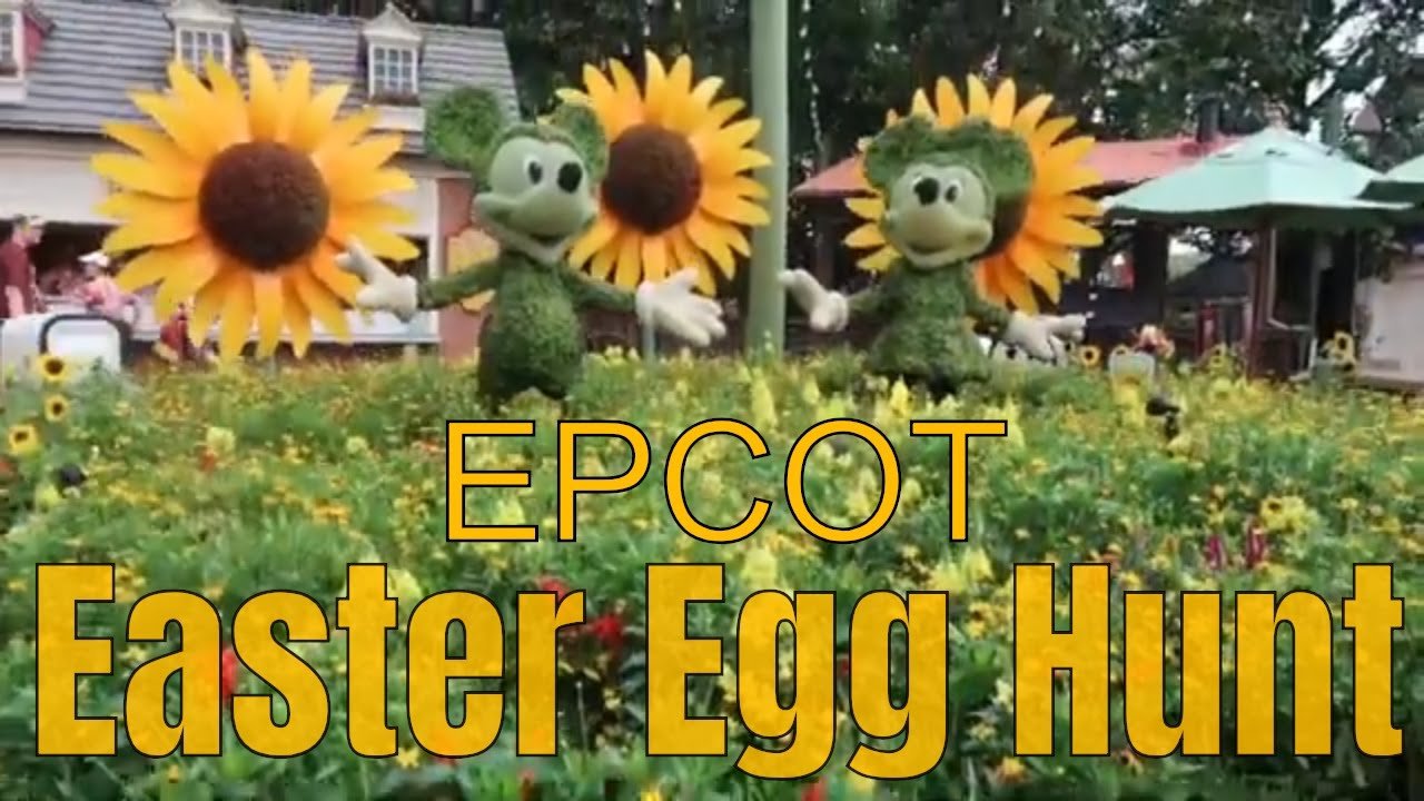 epcot easter egg hunt 2019 at epcot flower and garden festival
