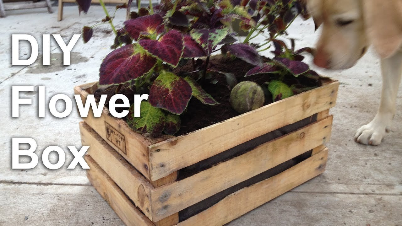 diy flower box garden planter - gardenfork