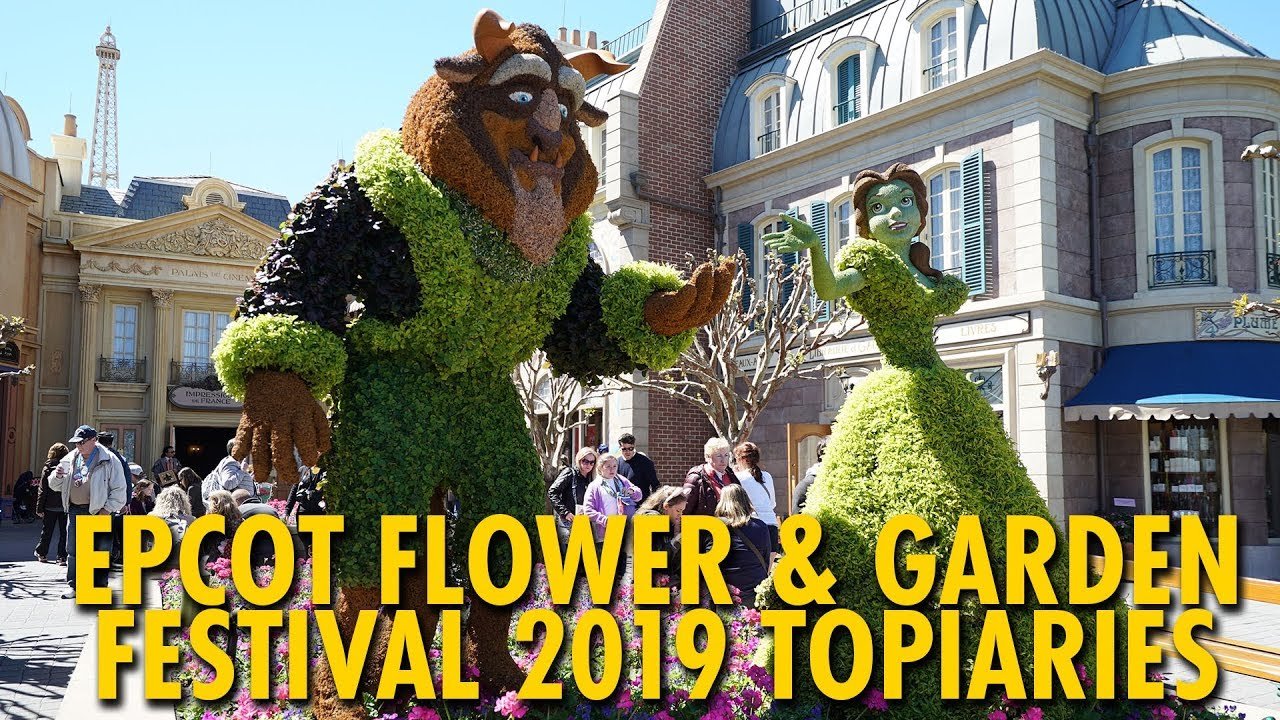2019 epcot flower and garden festival, flower garden epcot