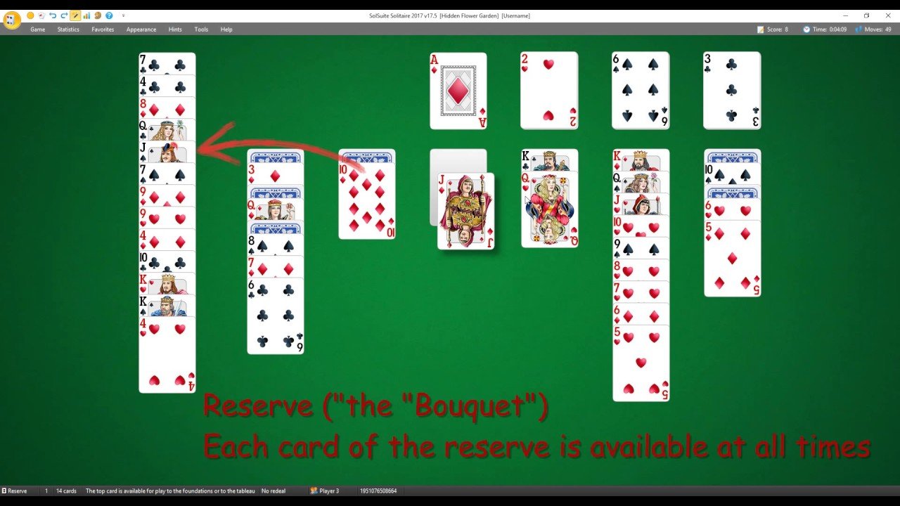 let's learn how to play the new "hidden flower garden" solitaire!