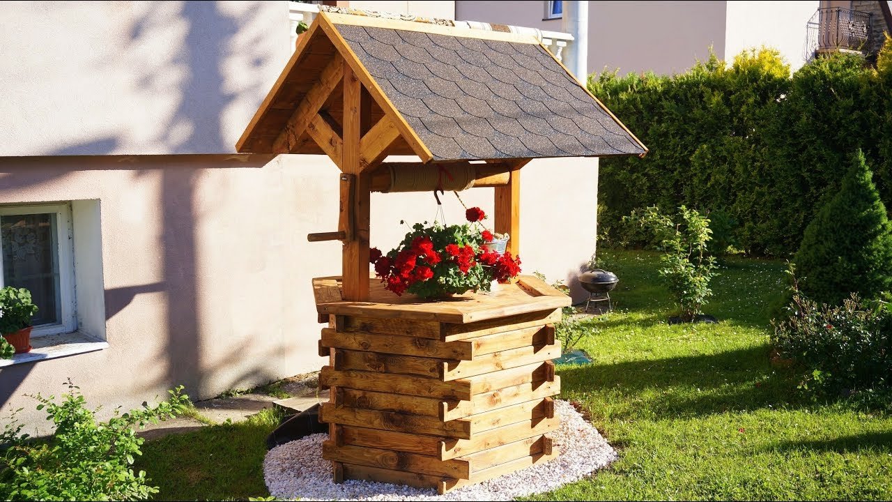 15 diy wishing well plans to add charm to your garden or