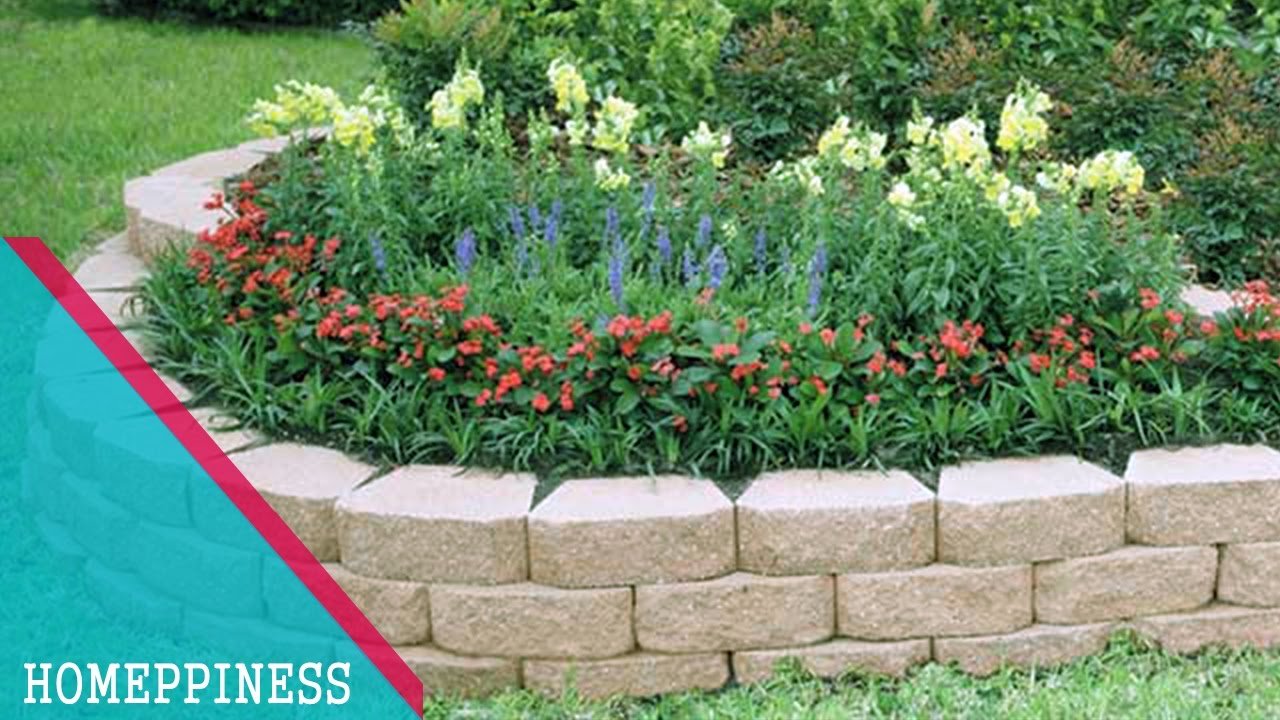 stone garden edging ideas | homsgarden