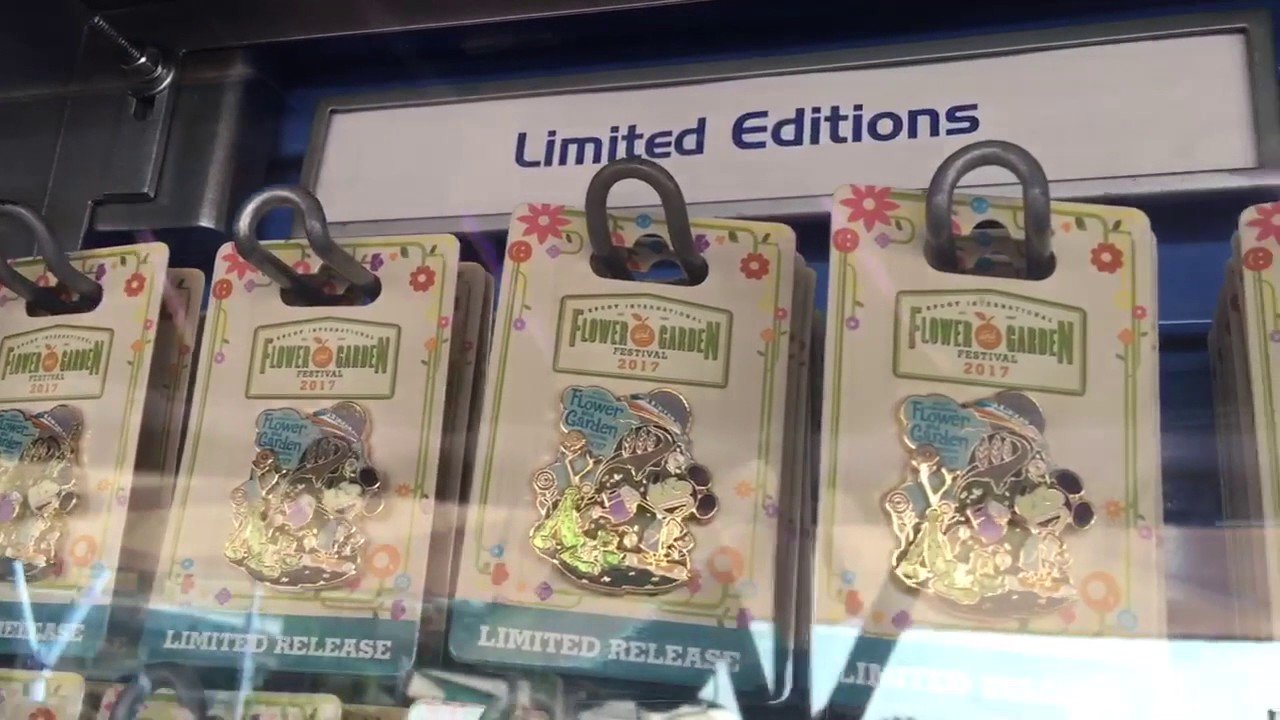 epcot international flower & garden festival 2017 pins!