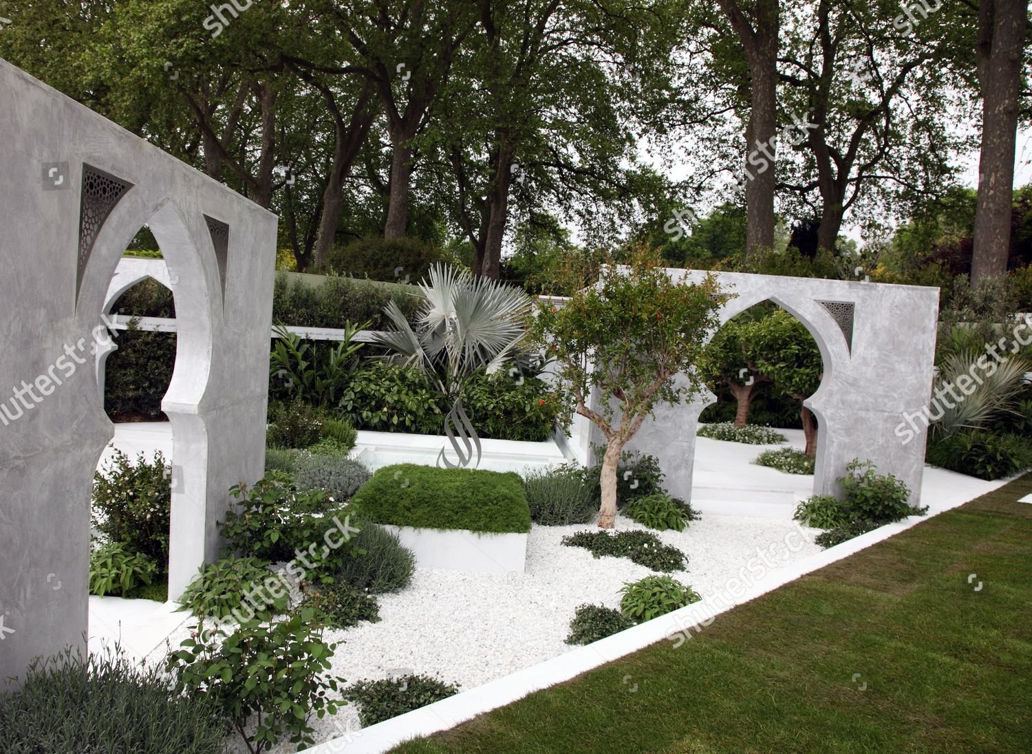 beauty islam show garden by kamelia bin editorial stock photo