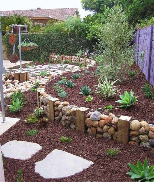 top 28 surprisingly awesome garden bed edging ideas - amazing diy