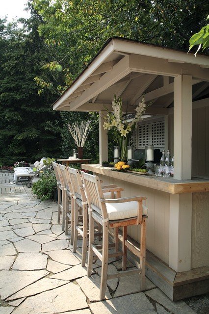 creative outdoor bars: 17 amazing deck design ideas