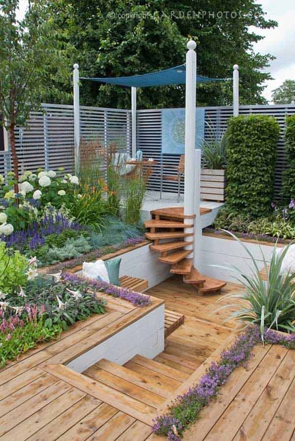 23 impressive sunken design ideas for your garden and yard - amazing