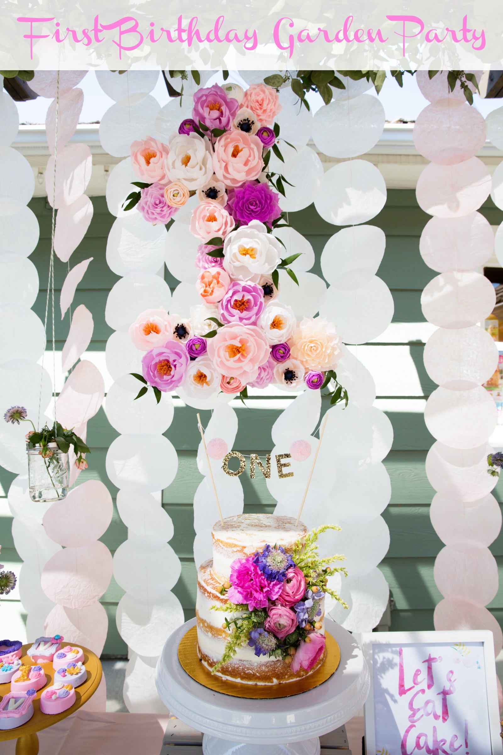 vivian's garden 1st birthday party! | sandyalamode