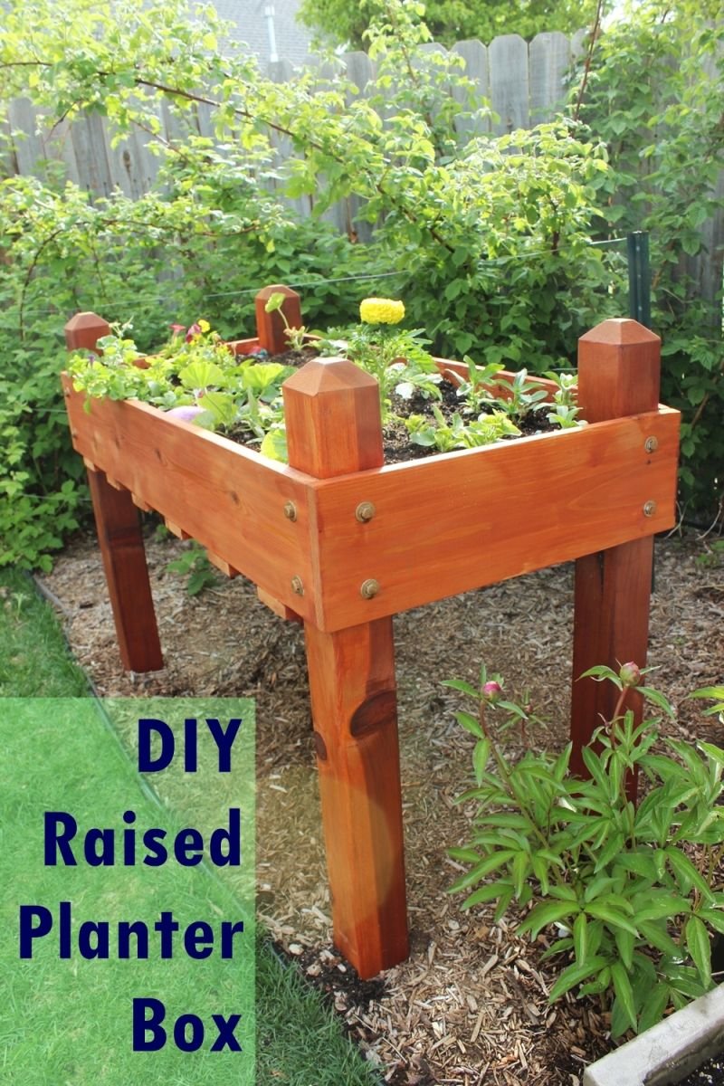 diy raised planter box – a step-by-step building guide