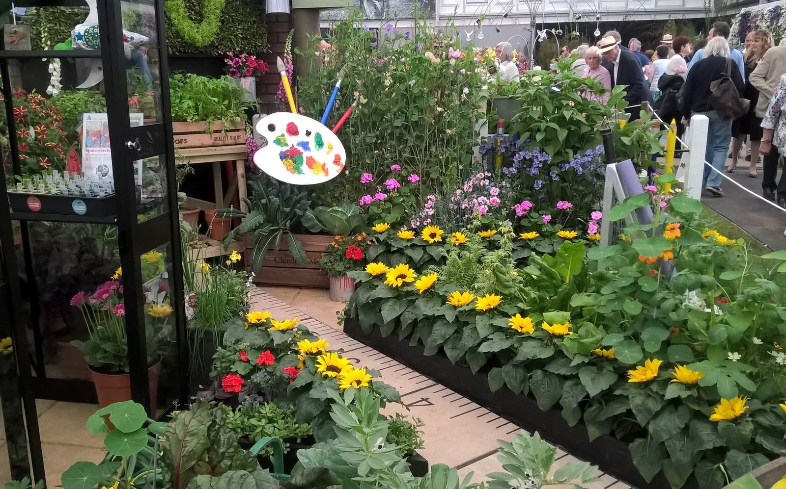 chelsea flower show - fresh at burcot garden centre