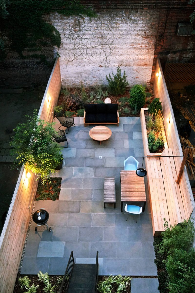 16 inspirational backyard landscape designs as seen from above