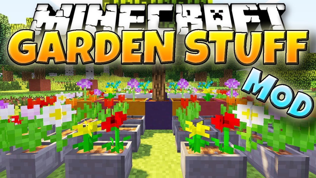 garden stuff mod 1.12.2/1.7.10 (flower arrangements) - 9minecraft