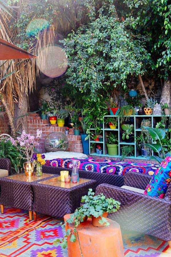 top 34 amazing garden decor ideas in bohemian style - amazing diy