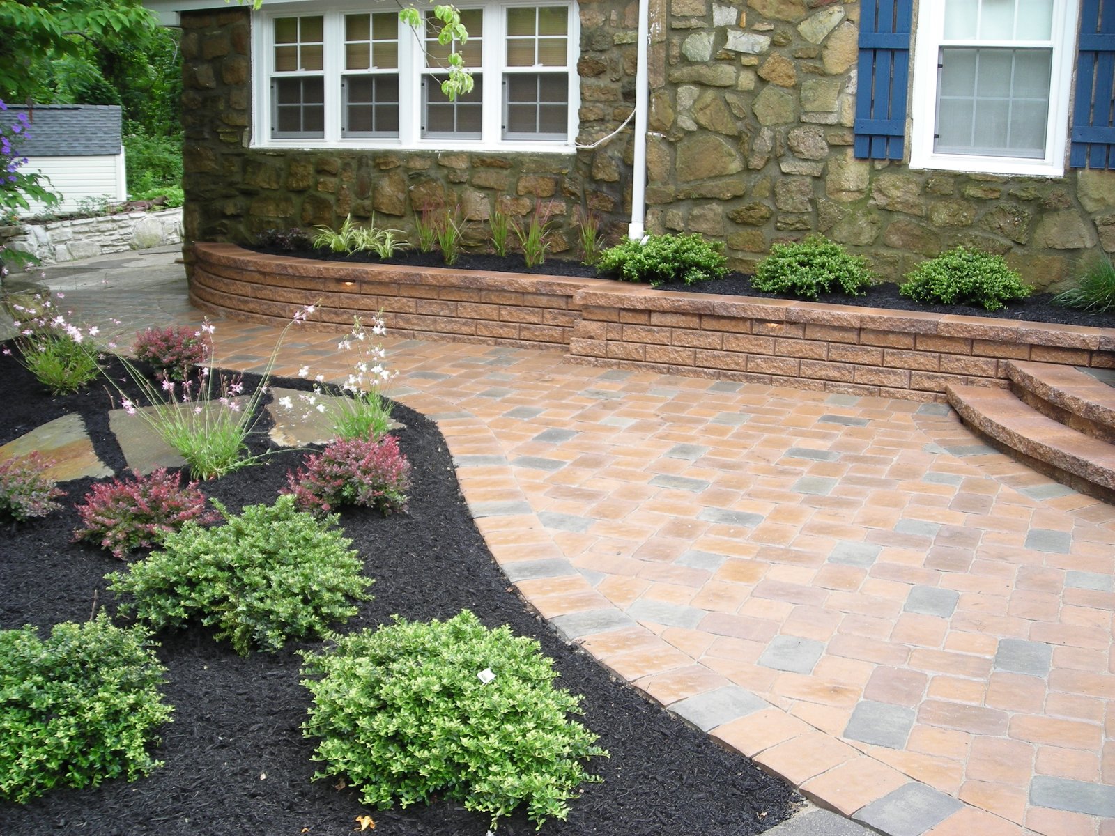 Garden Pavers Ideas within Paving Ideas For Small Back Gardens