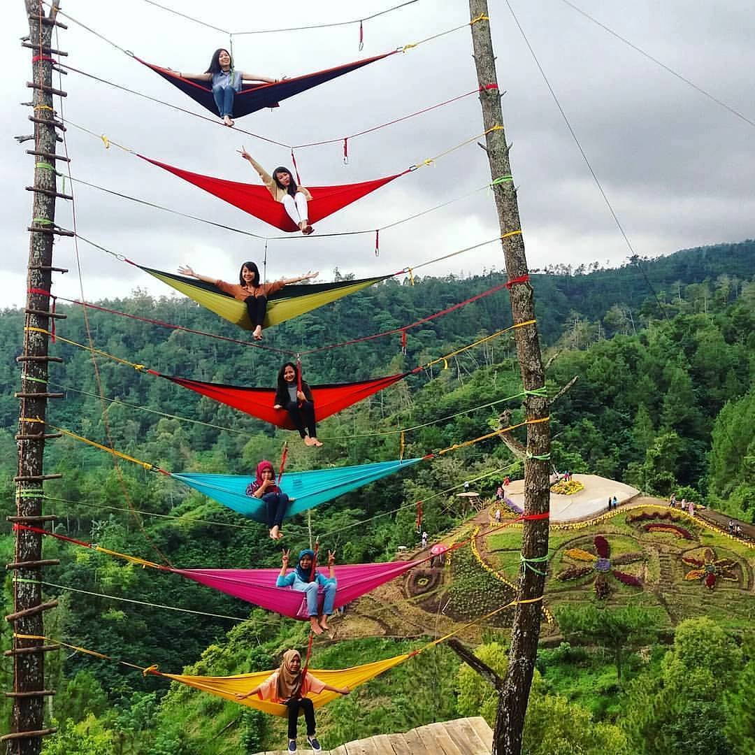 coban rais, gambar spot foto menarik, harga tiket