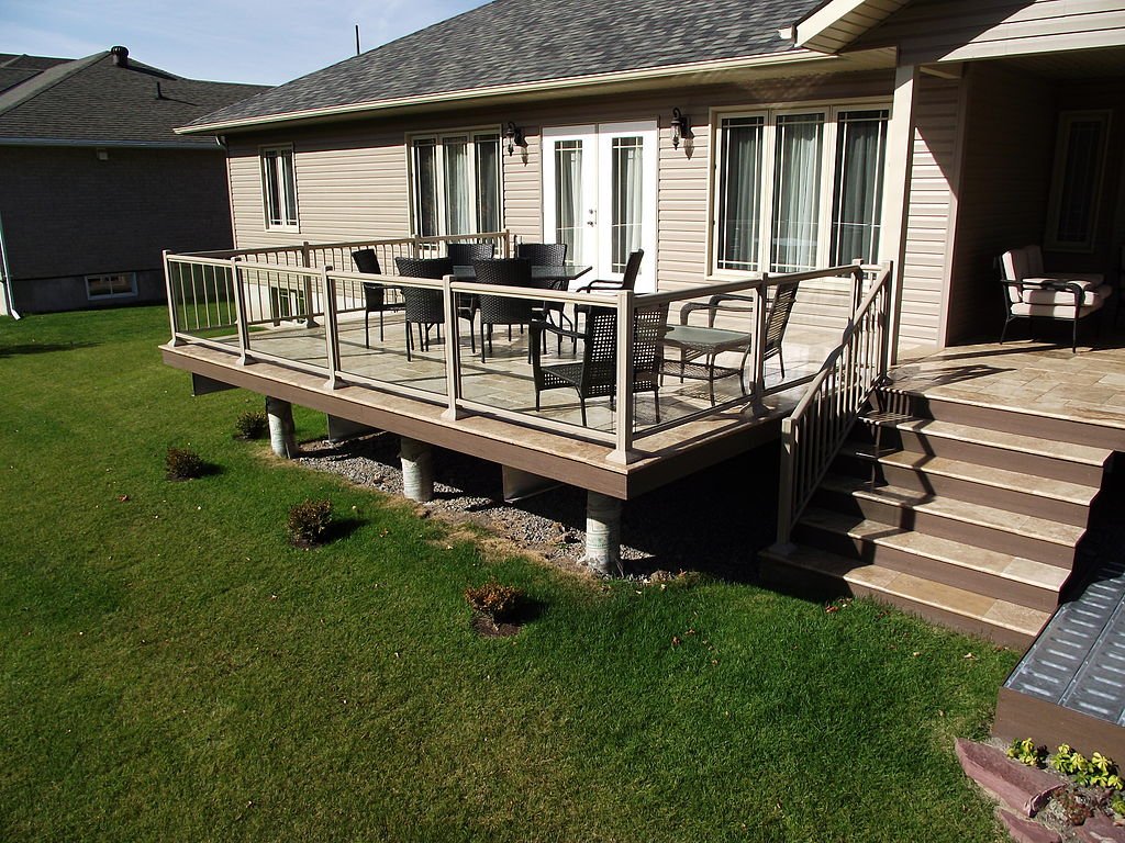 vienna va deck construction | groff landscape design | groff landscape