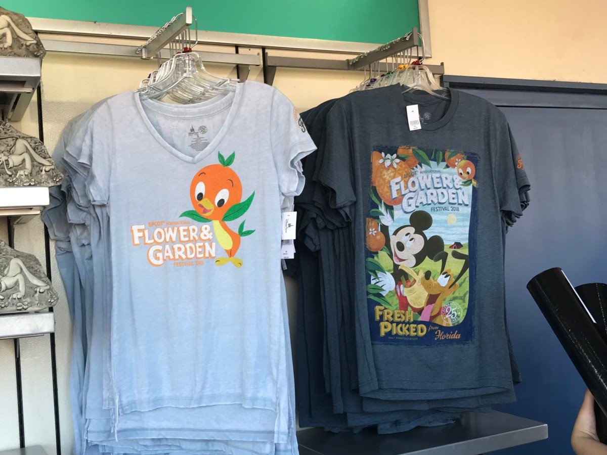 epcot flower and garden merchandise! spirit jerseys, dooney's and more!