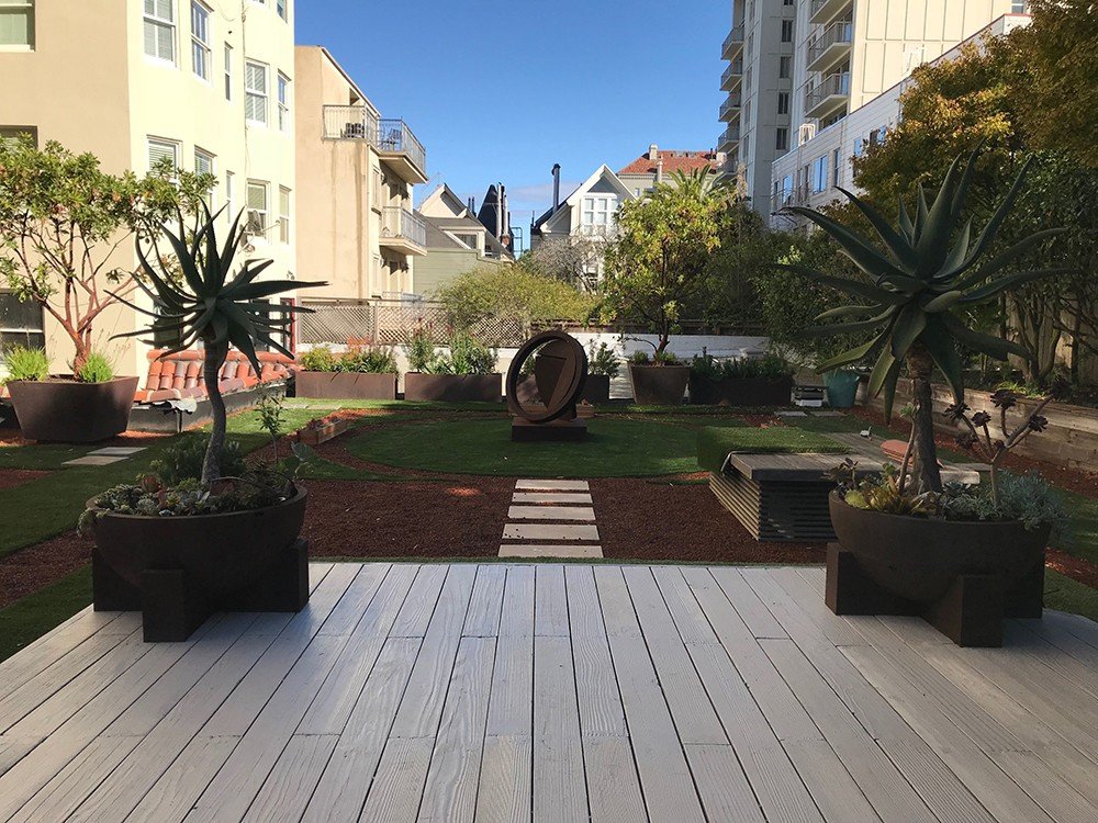 san francisco roof deck garden - liaison landscapes