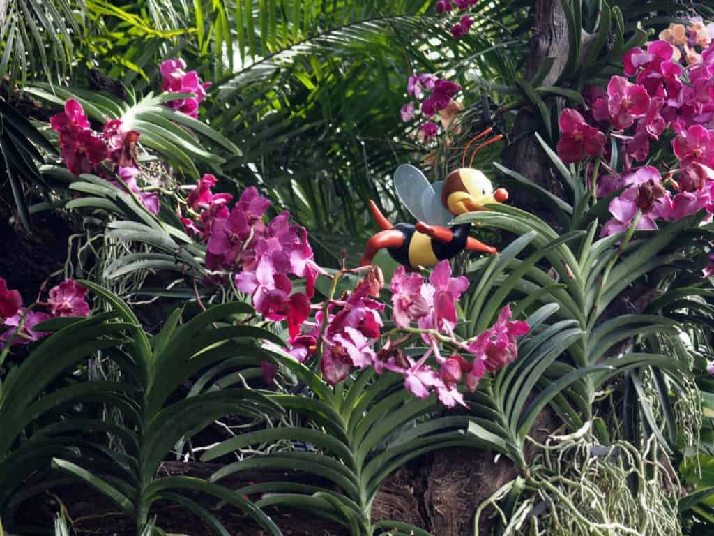 spike's pollen nation game at the flower and garden festival - polka