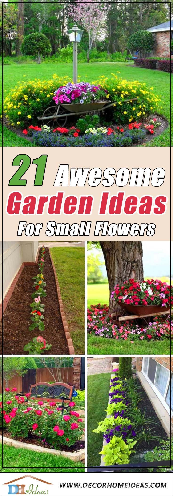 21 awesome garden ideas for small flowers