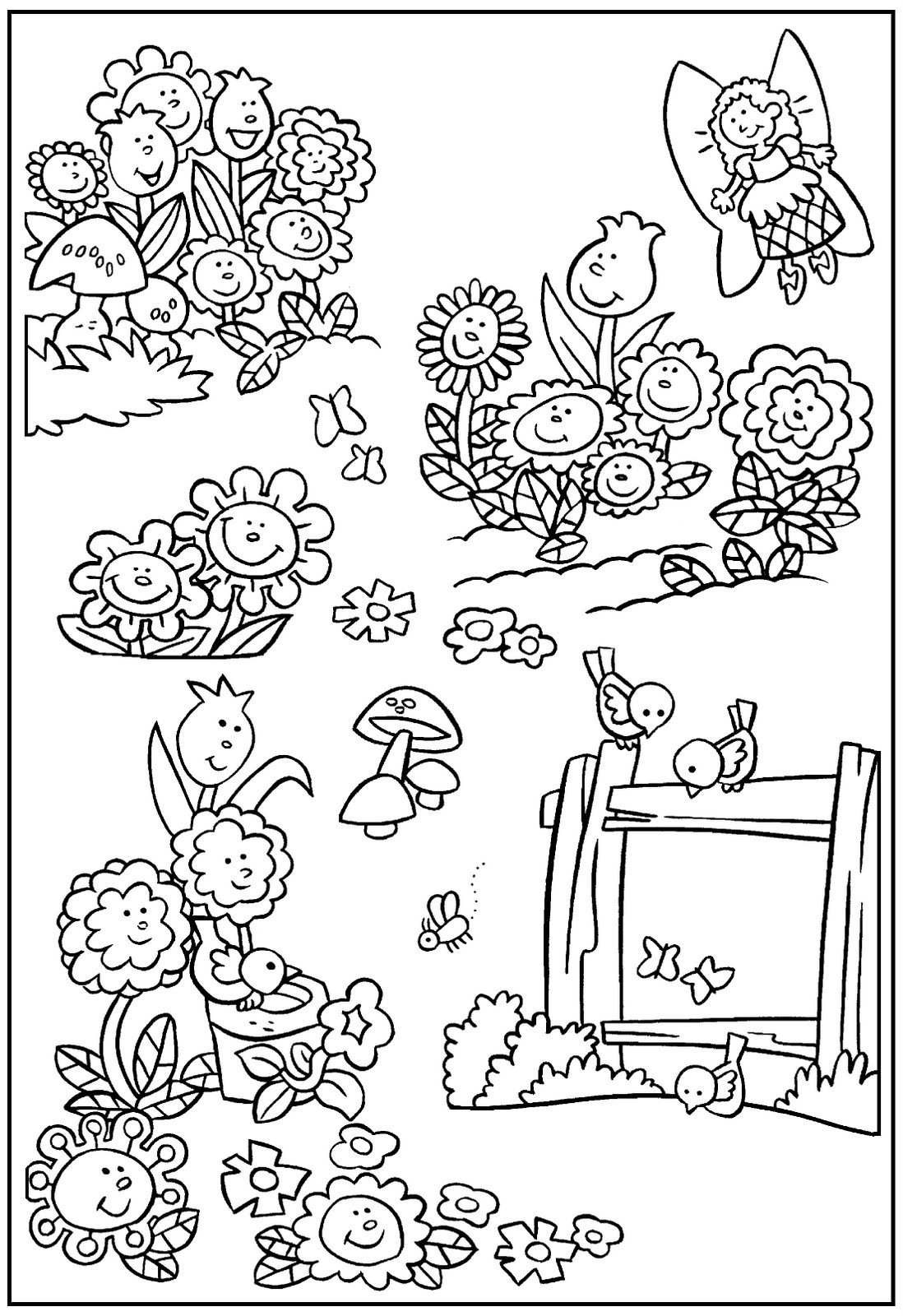 gardening coloring pages - best coloring pages for kids