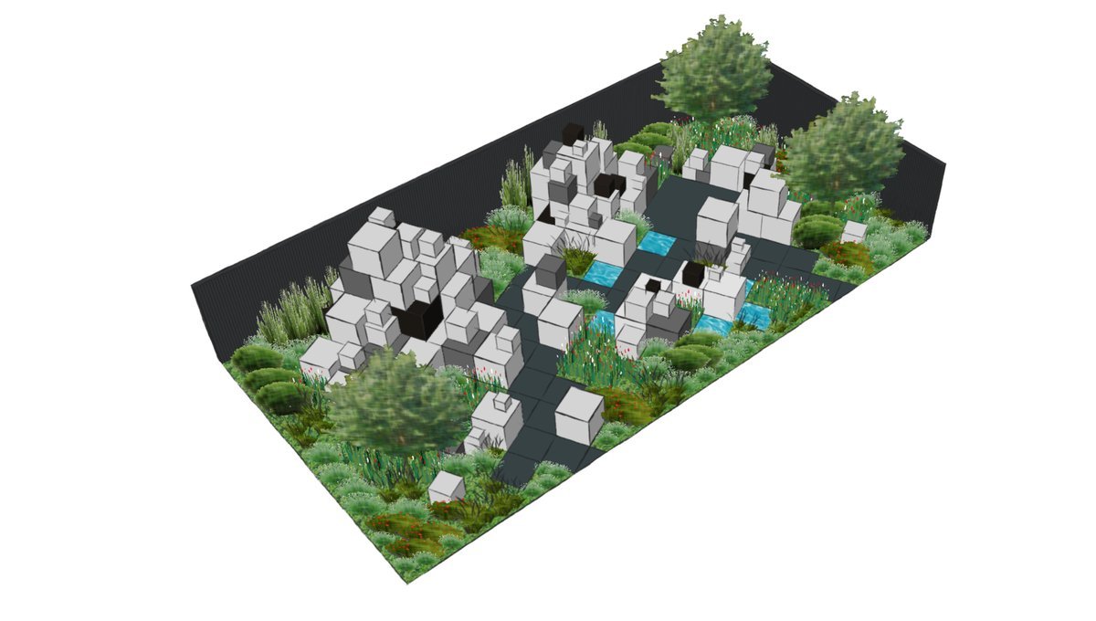 a skincare garden at the rhs chelsea flower show sets out to