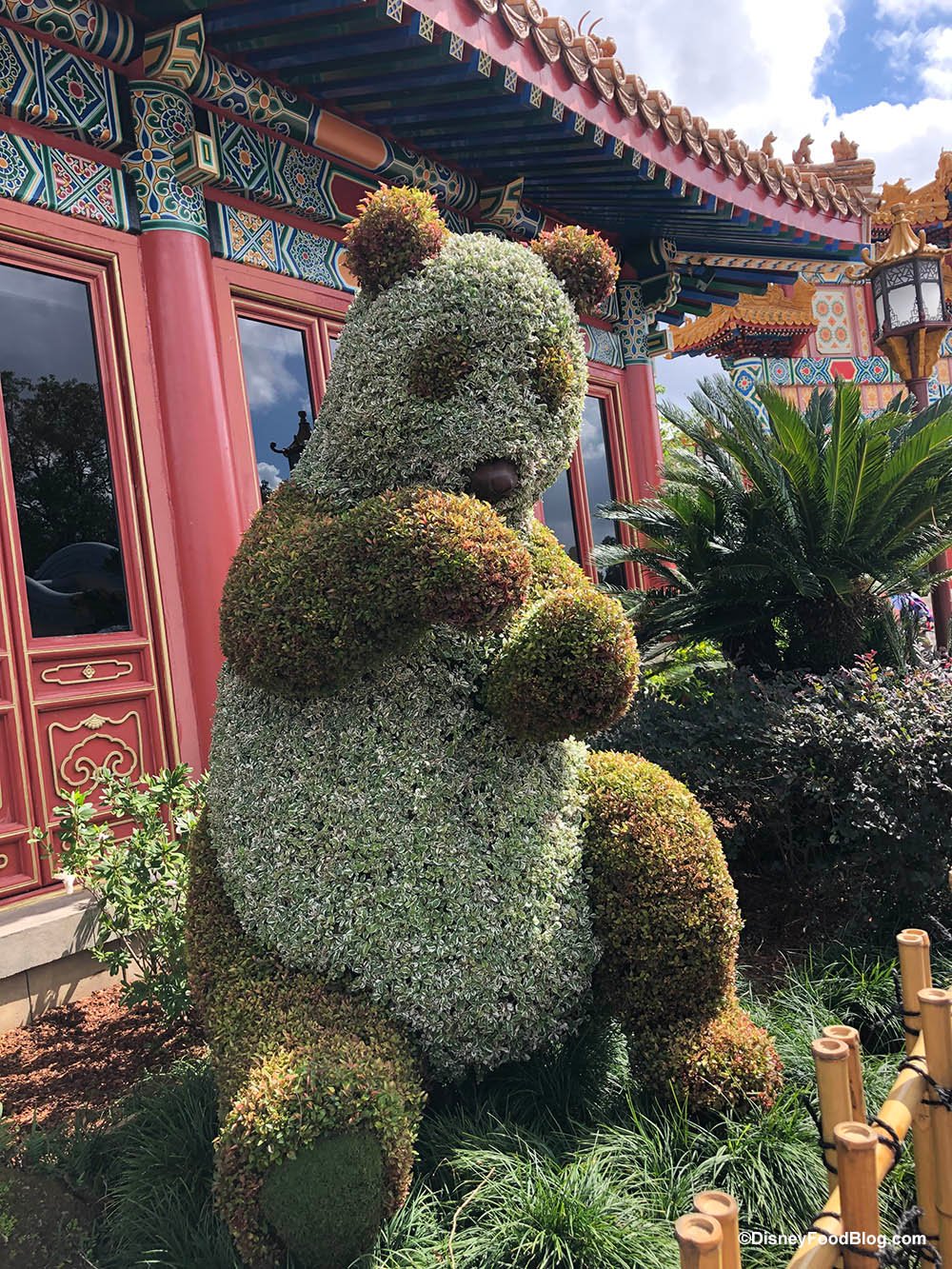 what's new in epcot: festival booths, topiaries, construction