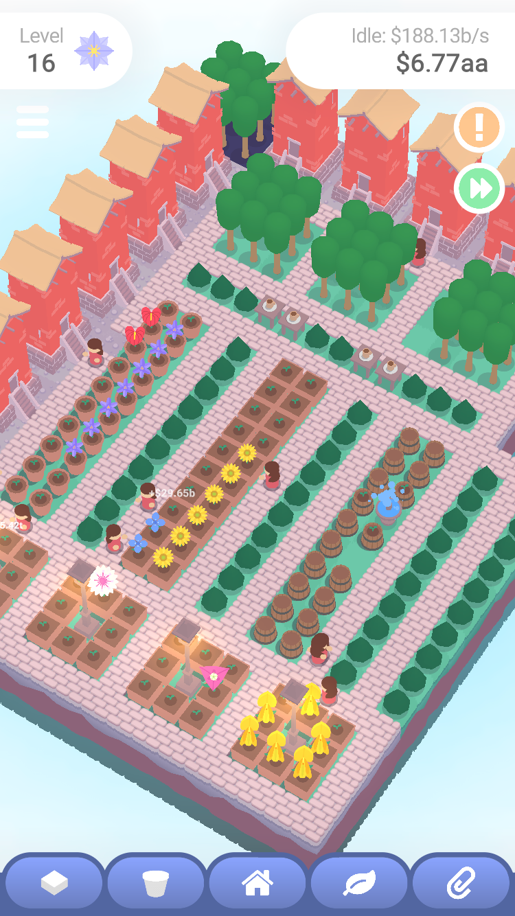 sprout: idle garden' review – an idle clicker that lets you pick and