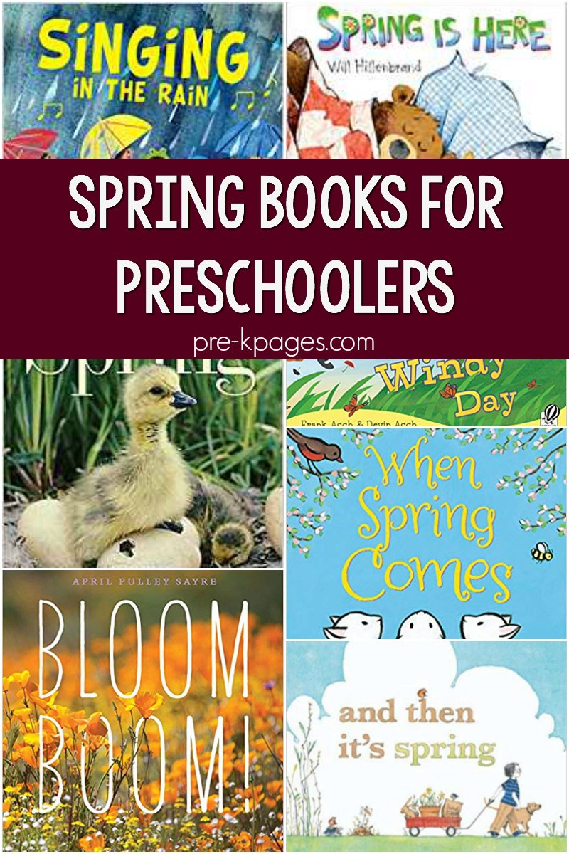 spring books for preschoolers - pre-k pages