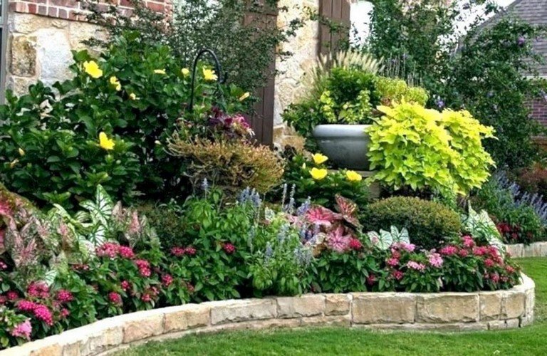 25 beautiful flower bed design ideas for stunning front yard - page 19