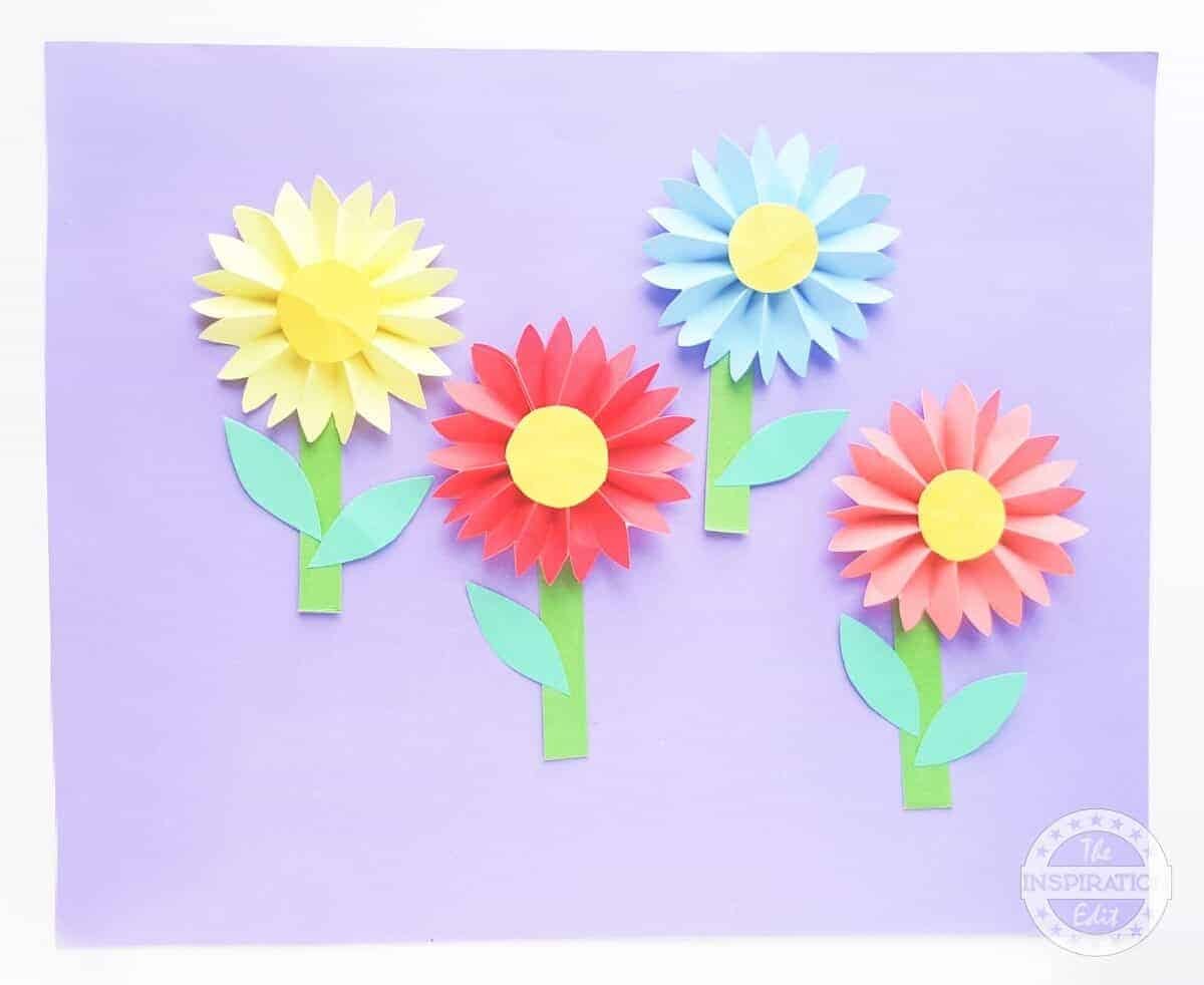 paper daisy flower craft · the inspiration edit
