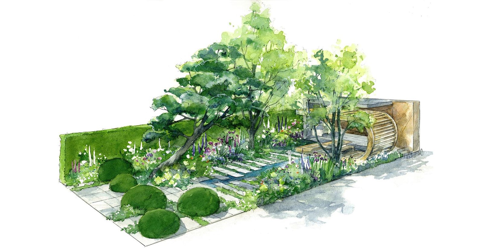 volvo's electric excavator helps build the morgan stanley garden at