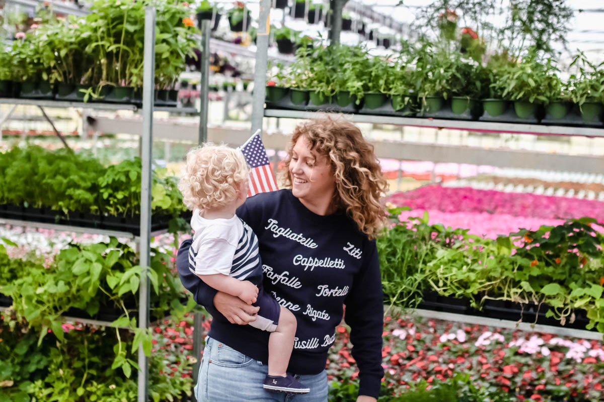 how to start a garden at robins flower garden - abigail albers