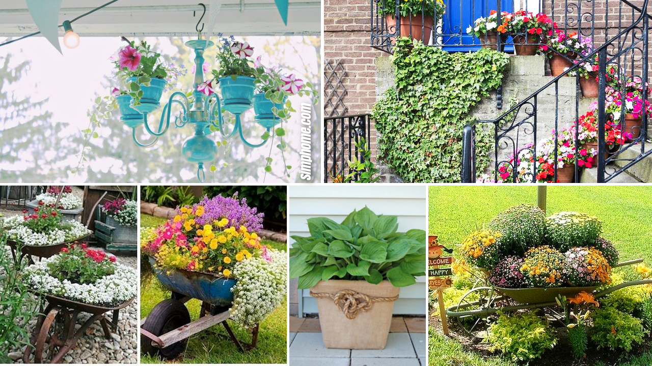 10 diy flower garden ideas and containers - simphome