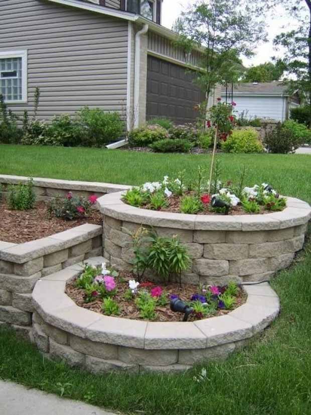22 mind-blowing front yard flower bed ideas
